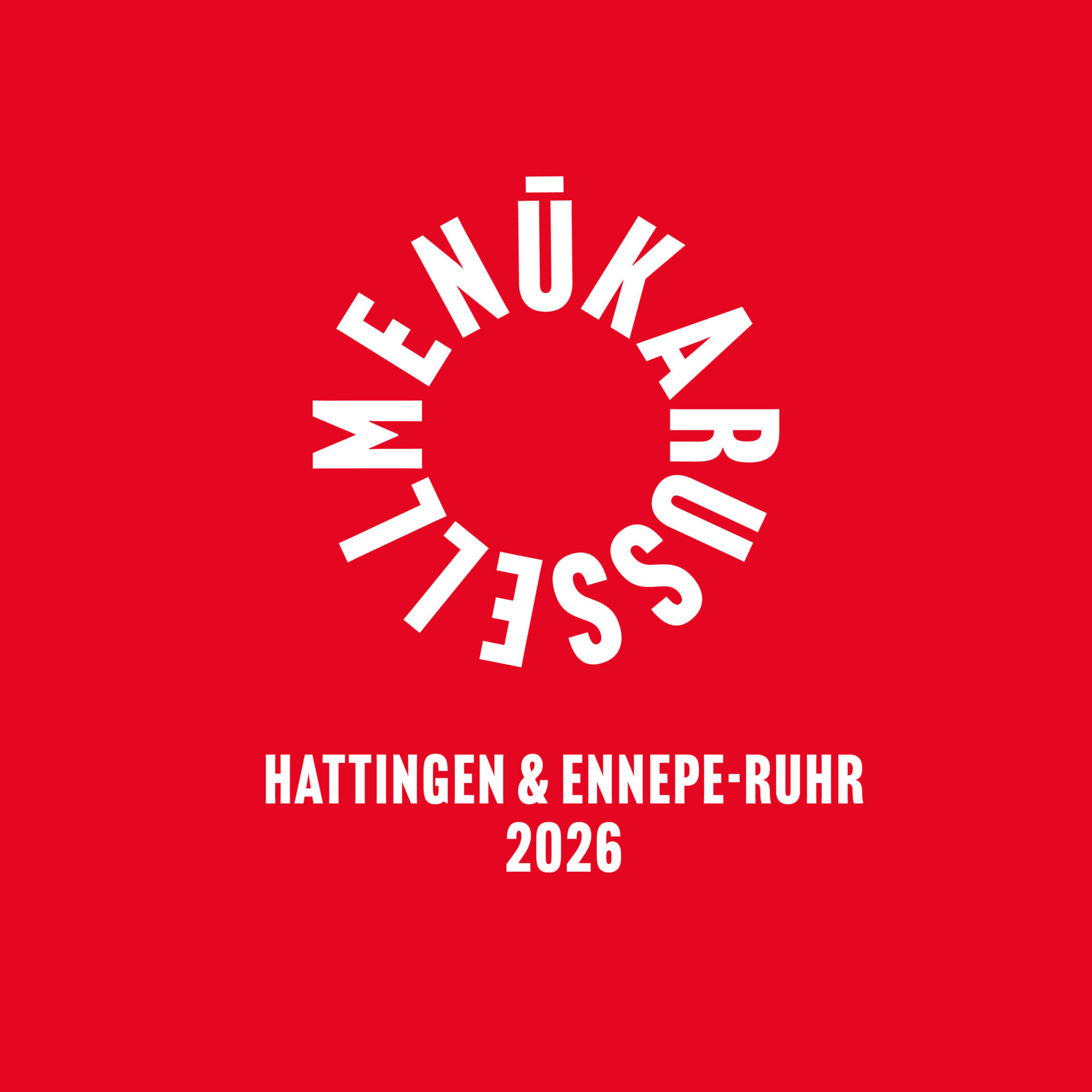 Cover des Menübooklets für Hattingen & Ennepe Ruhr 2026